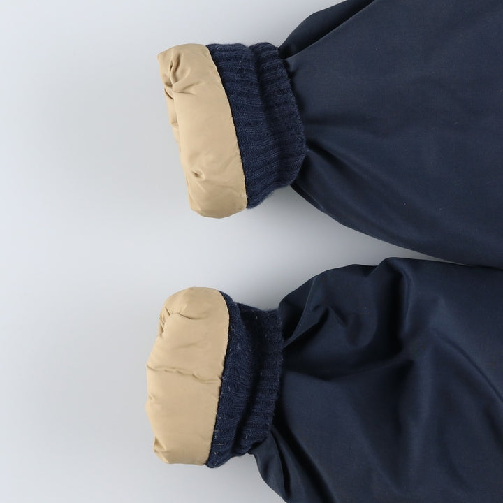 Vintage 1970s-1980'S Eddie Bauer goose down parka, size L, men's unclear navy blue type Vintage Second Hand