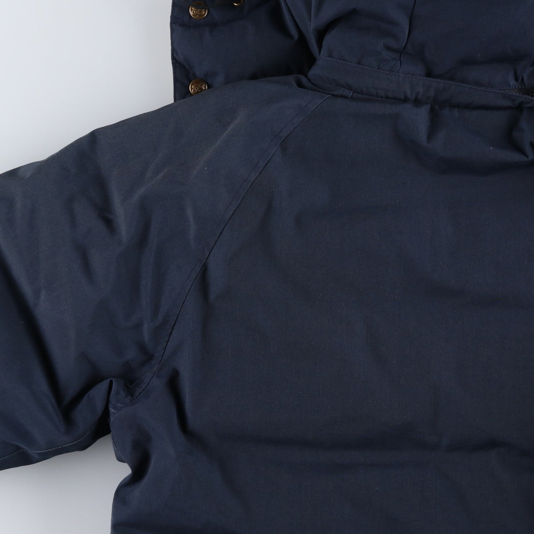 Vintage 1970s-1980'S Eddie Bauer goose down parka, size L, men's unclear navy blue type Vintage Second Hand