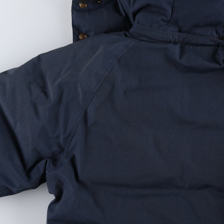 Vintage 1970s-1980'S Eddie Bauer goose down parka, size L, men's unclear navy blue type Vintage Second Hand