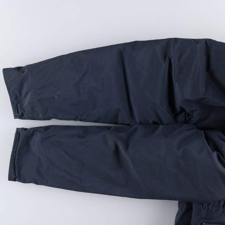 Vintage 1970s-1980'S Eddie Bauer goose down parka, size L, men's unclear navy blue type Vintage Second Hand