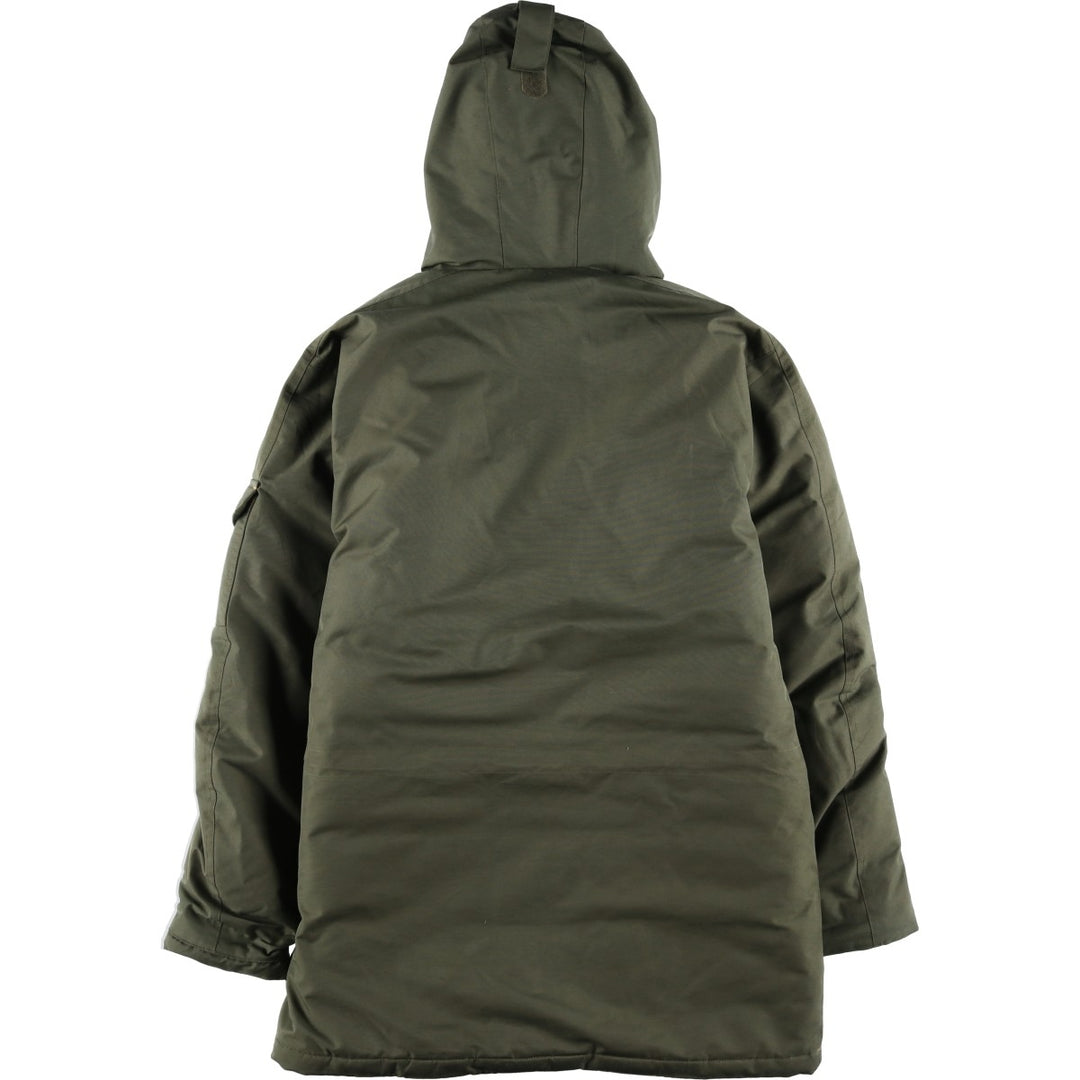 2000'S Timberland Down Parka, Men's Size S (approx.) polyester Khaki type Vintage Second Hand