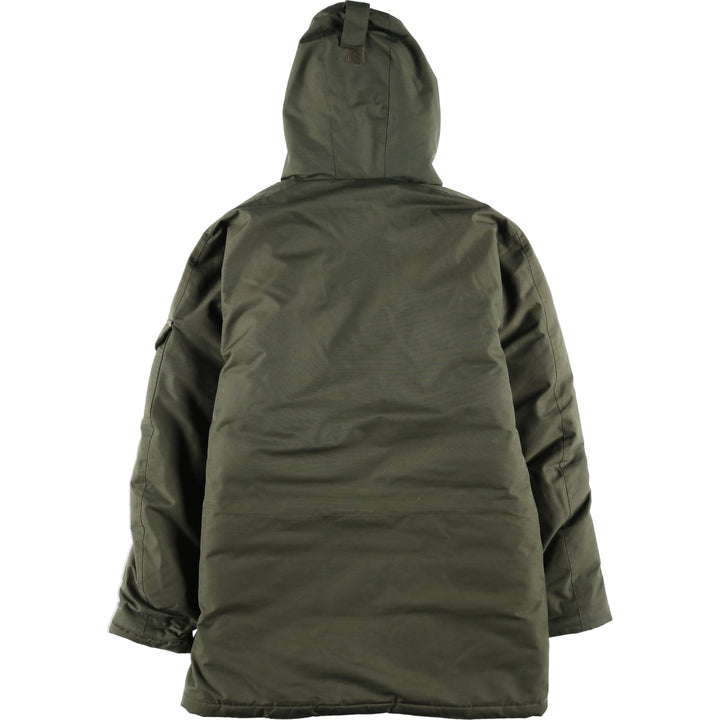 2000'S Timberland Down Parka, Men's Size S (approx.) polyester Khaki type Vintage Second Hand