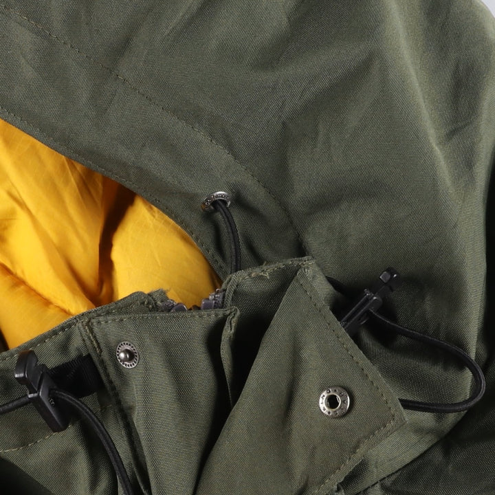 2000'S Timberland Down Parka, Men's Size S (approx.) polyester Khaki type Vintage Second Hand