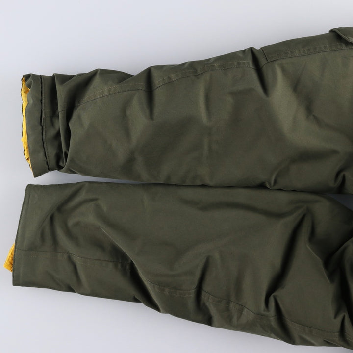 2000'S Timberland Down Parka, Men's Size S (approx.) polyester Khaki type Vintage Second Hand