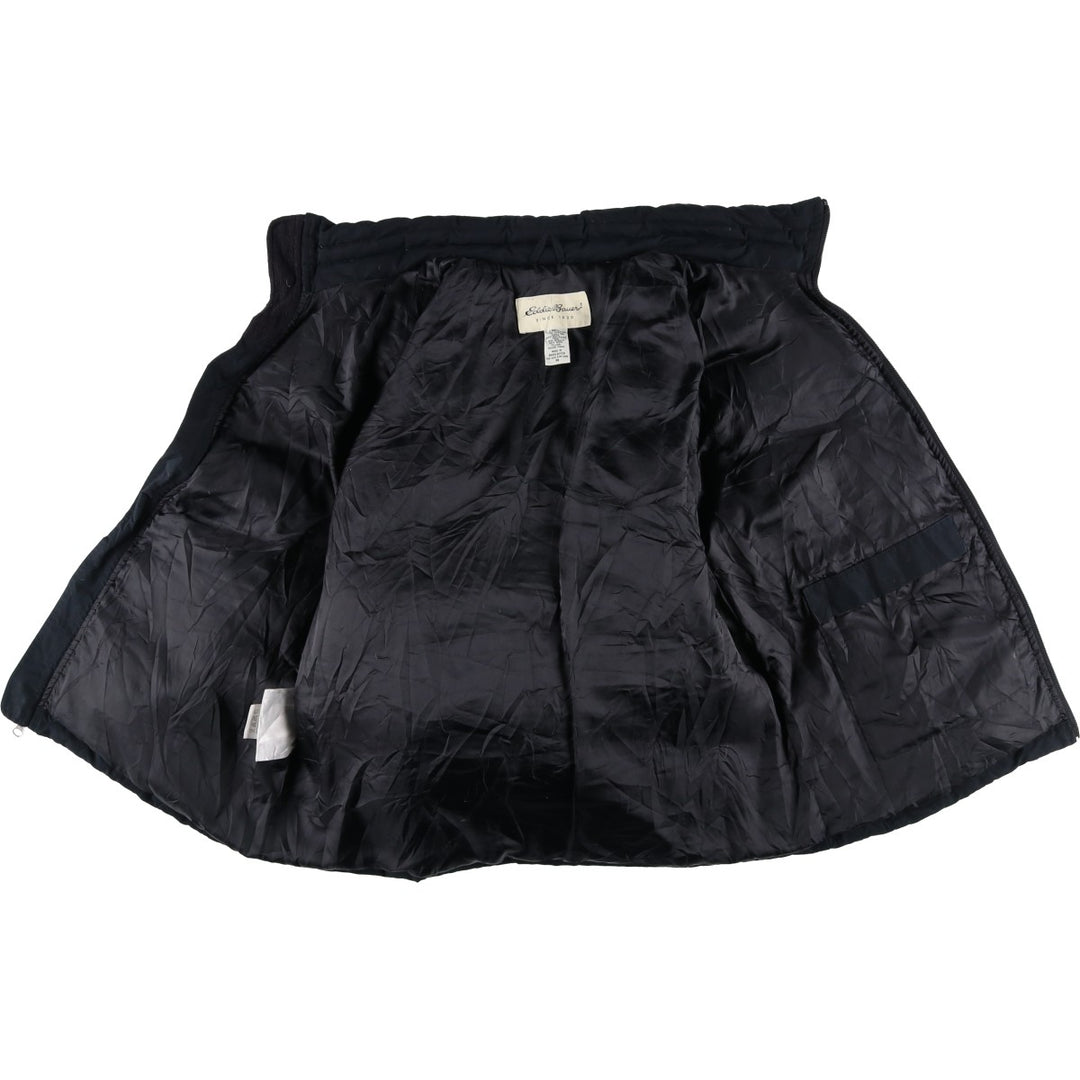 90'S - Vintage Eddie Bauer goose down jacket, men's size M polyester black type Vintage Second Hand