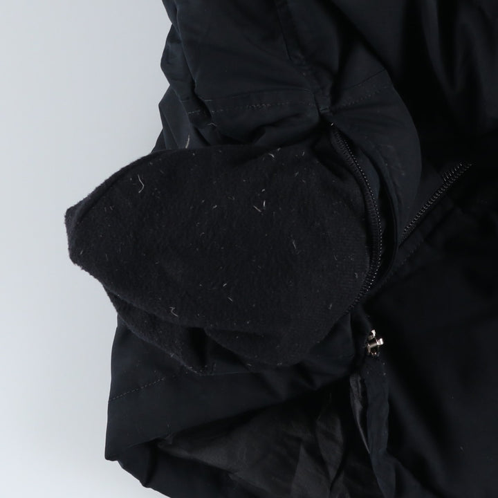 90'S - Vintage Eddie Bauer goose down jacket, men's size M polyester black type Vintage Second Hand