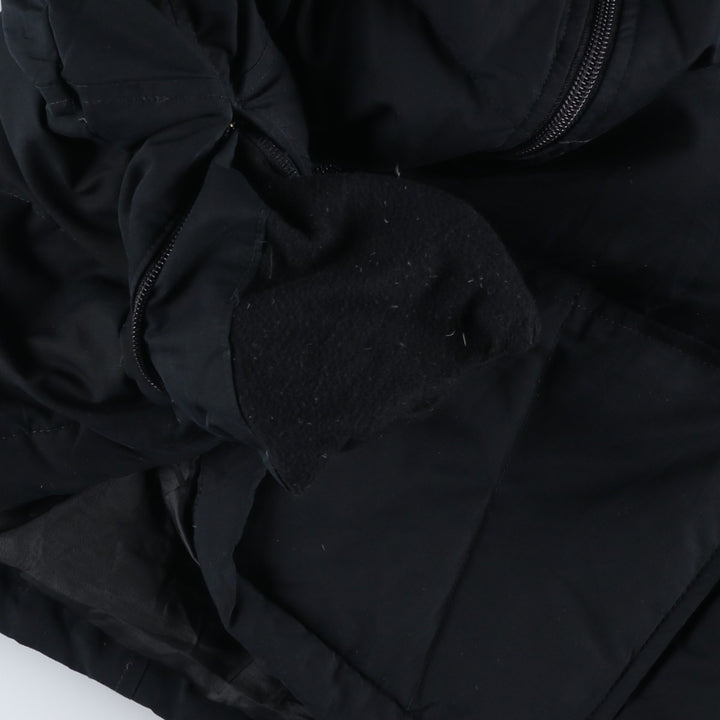 90'S - Vintage Eddie Bauer goose down jacket, men's size M polyester black type Vintage Second Hand