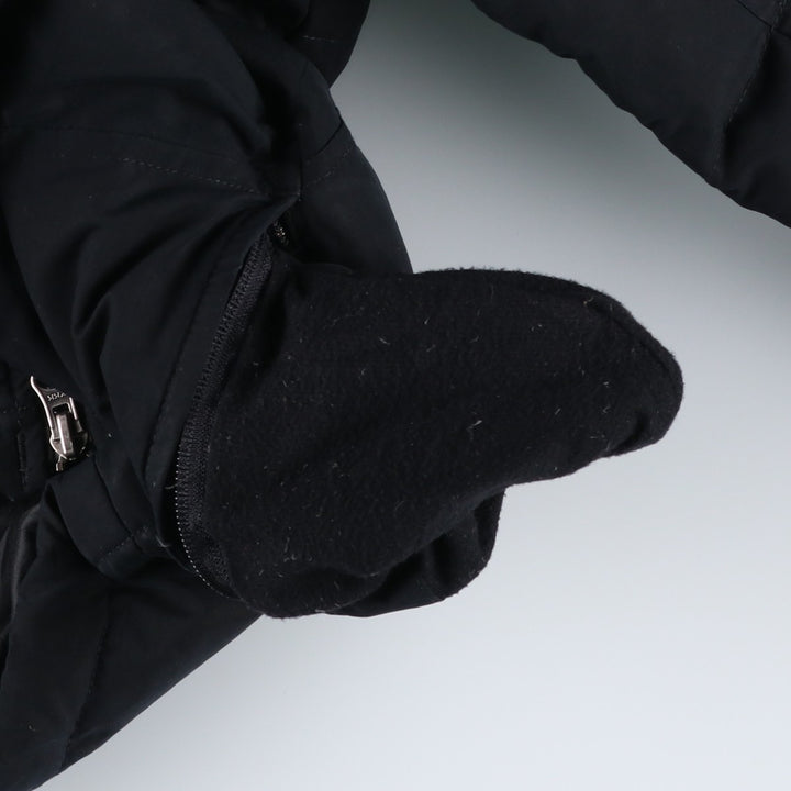 90'S - Vintage Eddie Bauer goose down jacket, men's size M polyester black type Vintage Second Hand