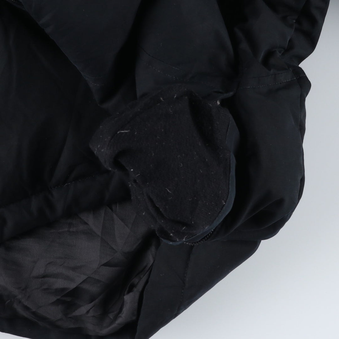 90'S - Vintage Eddie Bauer goose down jacket, men's size M polyester black type Vintage Second Hand