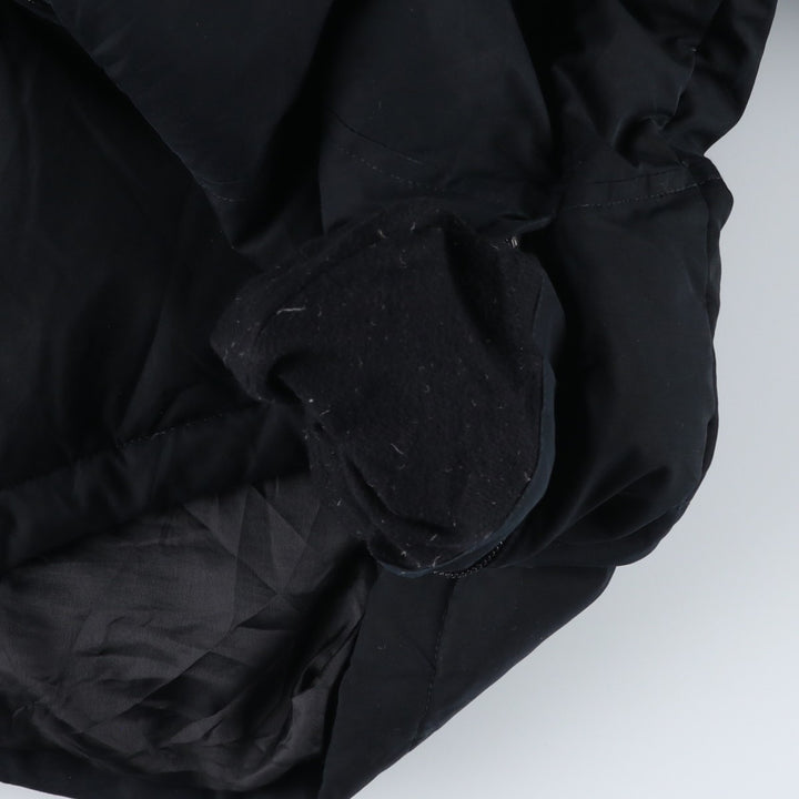 90'S - Vintage Eddie Bauer goose down jacket, men's size M polyester black type Vintage Second Hand