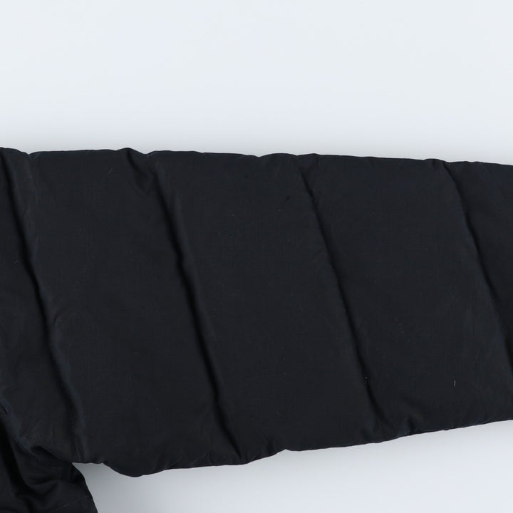 90'S - Vintage Eddie Bauer goose down jacket, men's size M polyester black type Vintage Second Hand
