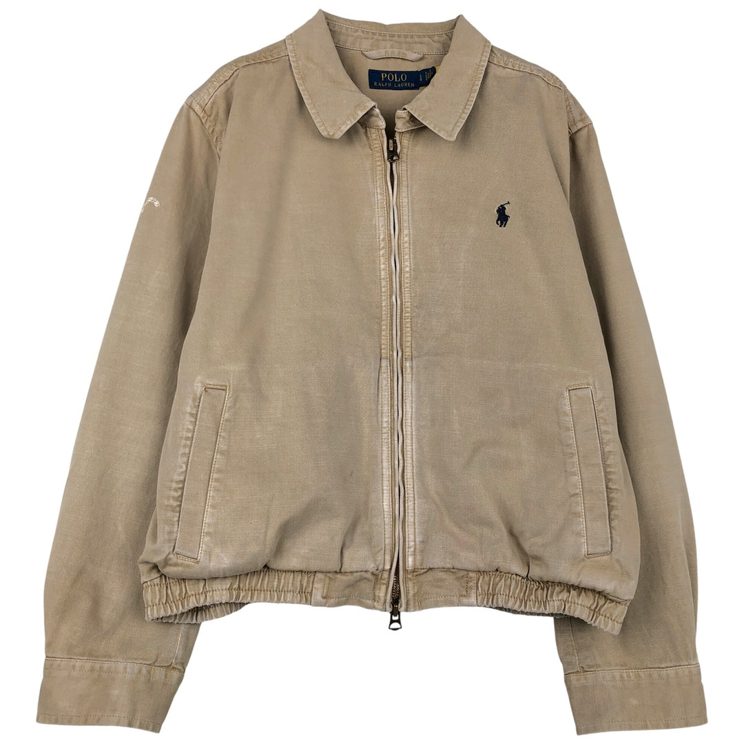 Ralph Lauren POLO RALPH LAUREN Swing Top Sport Jacket, Women's Size L (approx.) cotton Beige type Vintage Second Hand