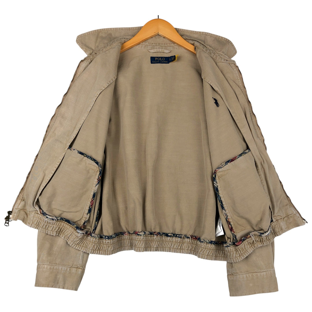 Ralph Lauren POLO RALPH LAUREN Swing Top Sport Jacket, Women's Size L (approx.) cotton Beige type Vintage Second Hand