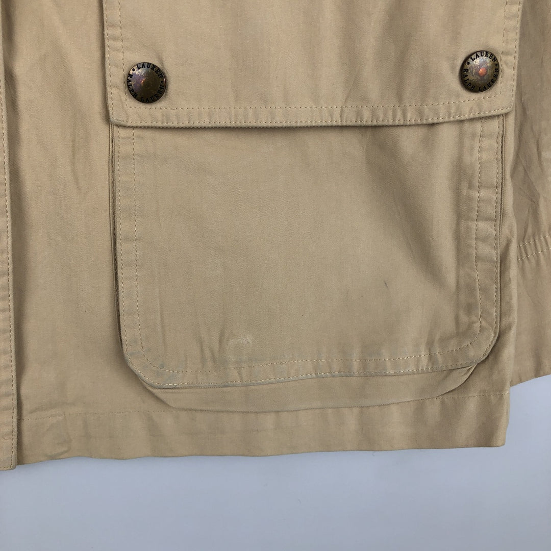 Ralph Lauren hunting jacket, women's size M (approx.) cotton Beige type Vintage Second Hand