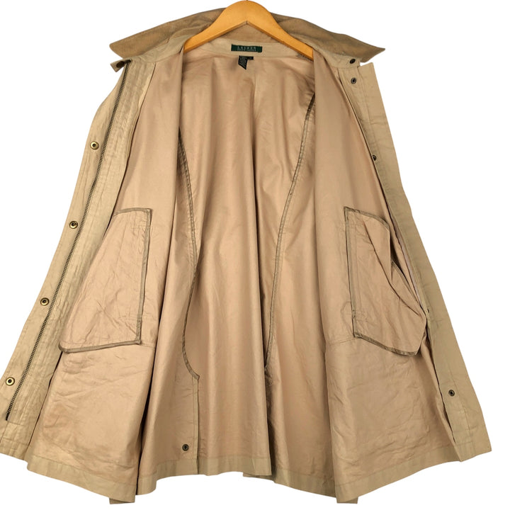 Ralph Lauren hunting jacket, women's size XXL (approx.) cotton Beige type Vintage Second Hand