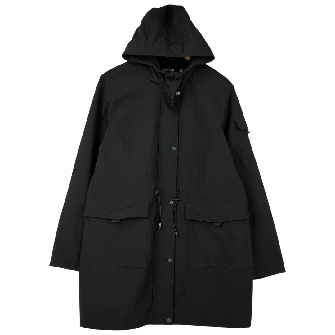 Ralph Lauren Softshell Parka, Women's Size L (approx.) polyester black type Vintage Second Hand