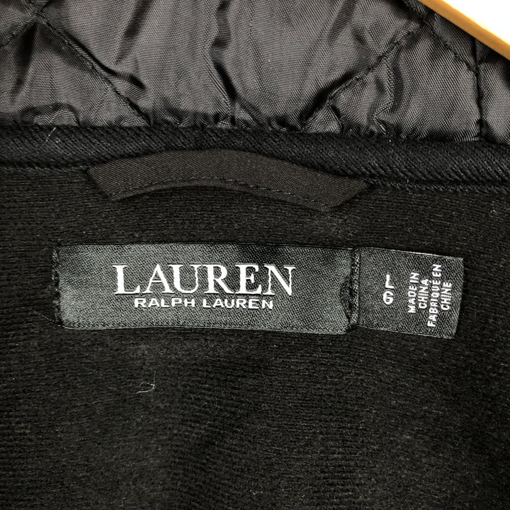 Ralph Lauren Softshell Parka, Women's Size L (approx.) polyester black type Vintage Second Hand