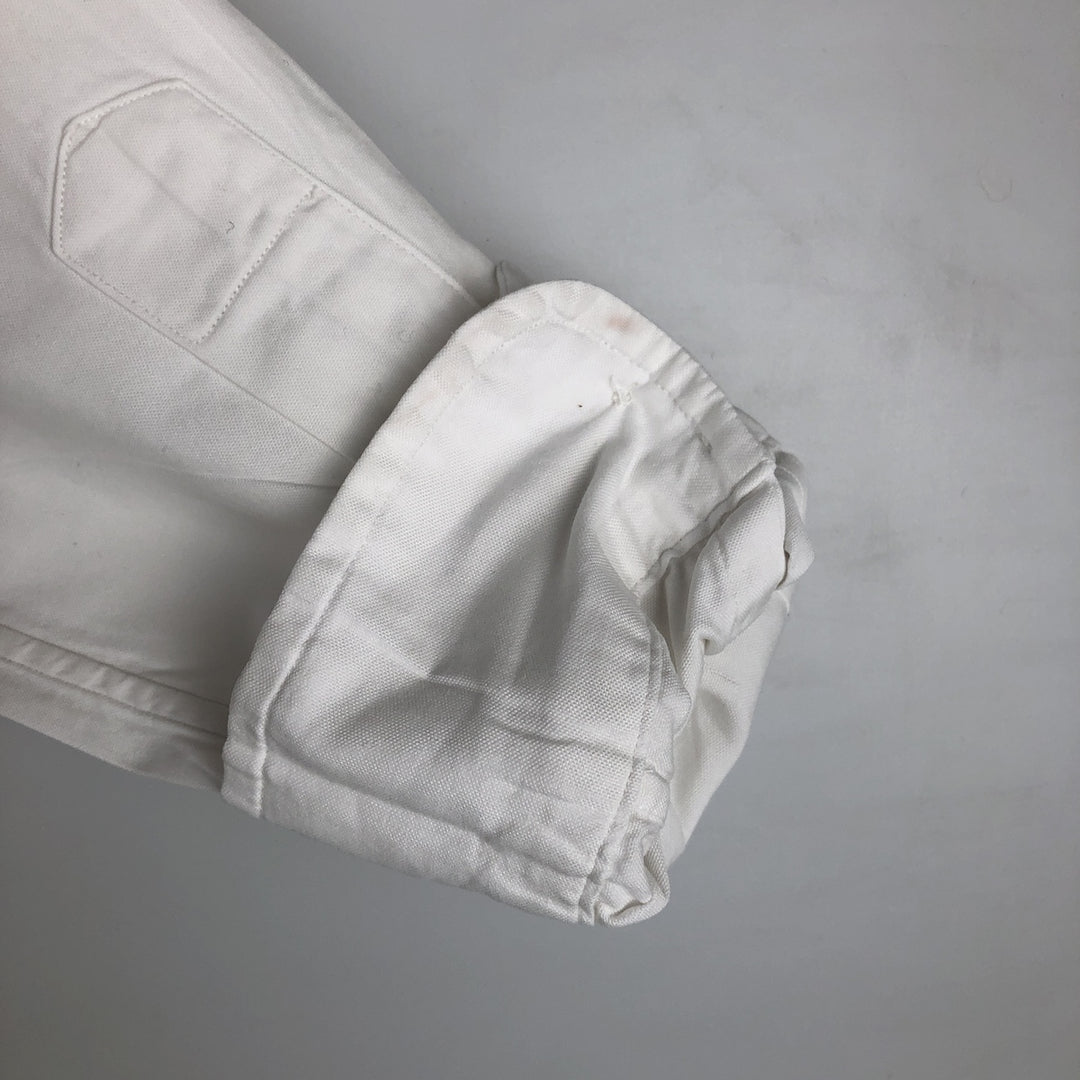 Ralph Lauren POLO by Ralph Lauren CUSTOM FIT Long-Sleeve Button-Down Shirt, Men's Size S (approx.) cotton white type Vintage Second Hand