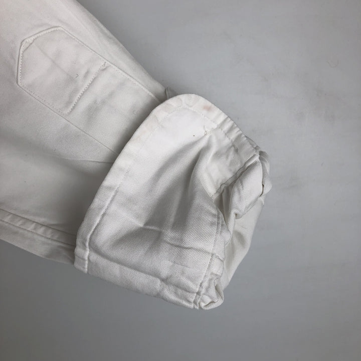 Ralph Lauren POLO by Ralph Lauren CUSTOM FIT Long-Sleeve Button-Down Shirt, Men's Size S (approx.) cotton white type Vintage Second Hand