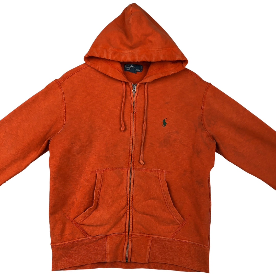 Ralph Lauren POLO by Ralph Lauren Sweat Full Zip Hoodie Men's S cotton orange type Vintage Second Hand