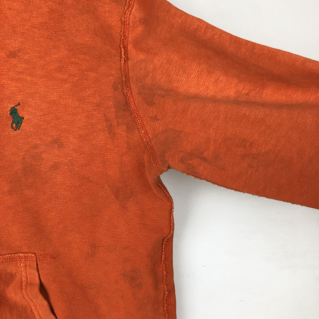 Ralph Lauren POLO by Ralph Lauren Sweat Full Zip Hoodie Men's S cotton orange type Vintage Second Hand