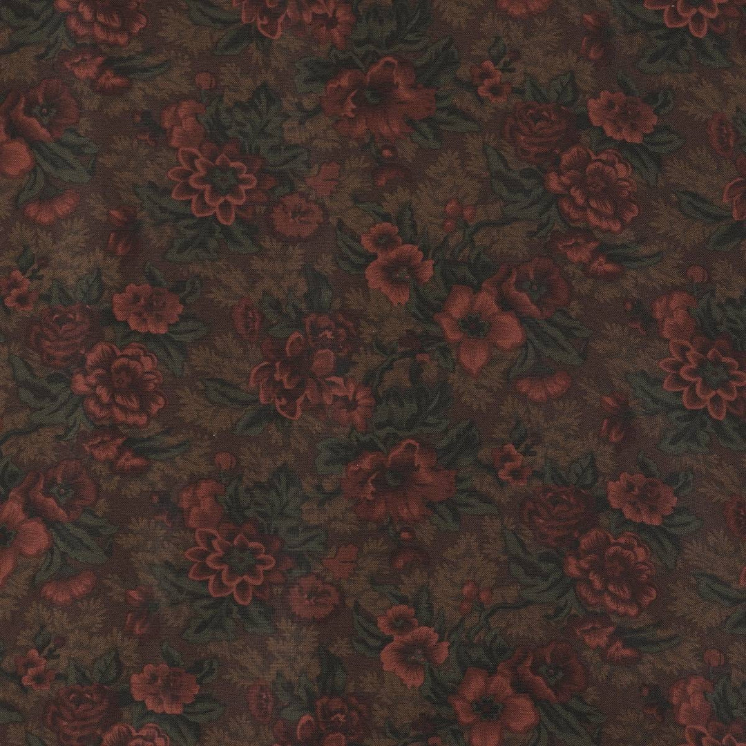 Ralph Lauren LAUREN All-over Botanical Pattern Silk Long A-line Skirt, Women's Size M (approx.) silk Khaki type Vintage Second Hand