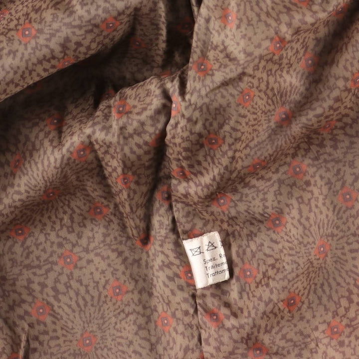 PORTOBELLO'S Padded Leather Blouson, Made in Italy, Men's Size XL, Vintage genuine leather brown type Vintage Second Hand