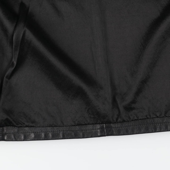 COSA NOVA Swing Top Leather Blouson, Made in Canada, Men's Size XL genuine leather black type Vintage Second Hand