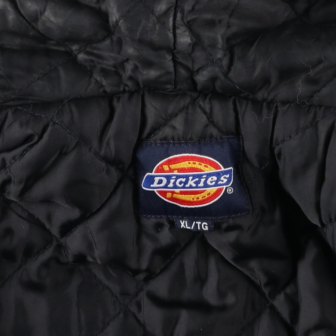 Dickies Active Jacket Type Padded Duck Full Zip Hoodie, Men's XL cotton ocher yellow type Vintage Second Hand