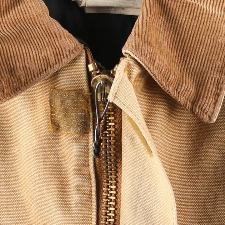 2000'S Carhartt Traditional Padded Duck Work Jacket, Men's Size XL cotton Beige type Vintage Second Hand