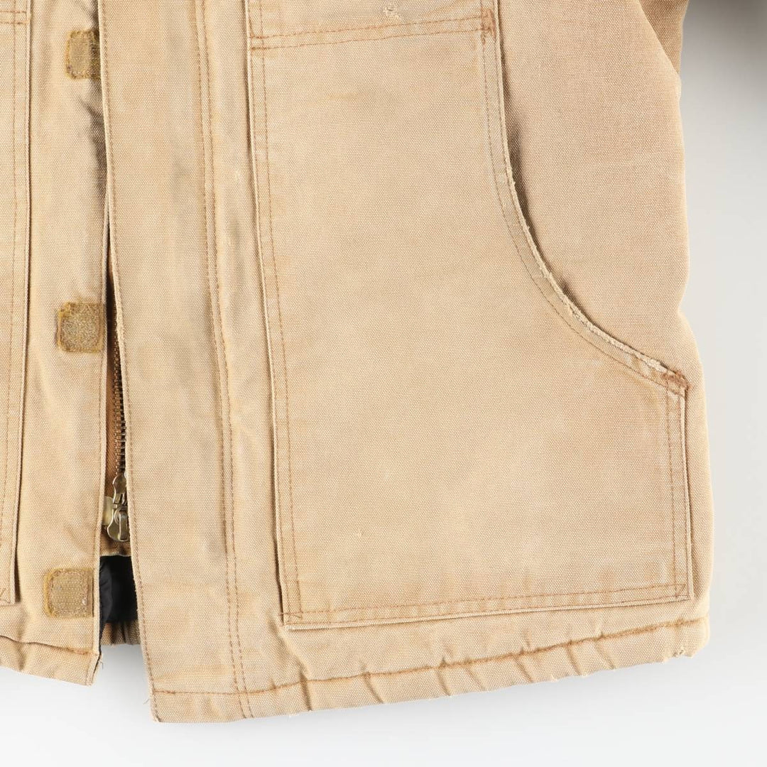 2000'S Carhartt Traditional Padded Duck Work Jacket, Men's Size XL cotton Beige type Vintage Second Hand