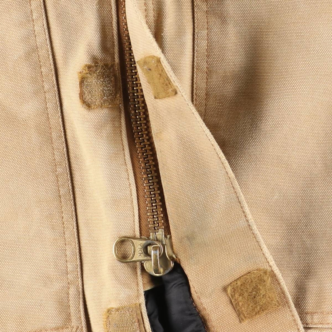 2000'S Carhartt Traditional Padded Duck Work Jacket, Men's Size XL cotton Beige type Vintage Second Hand