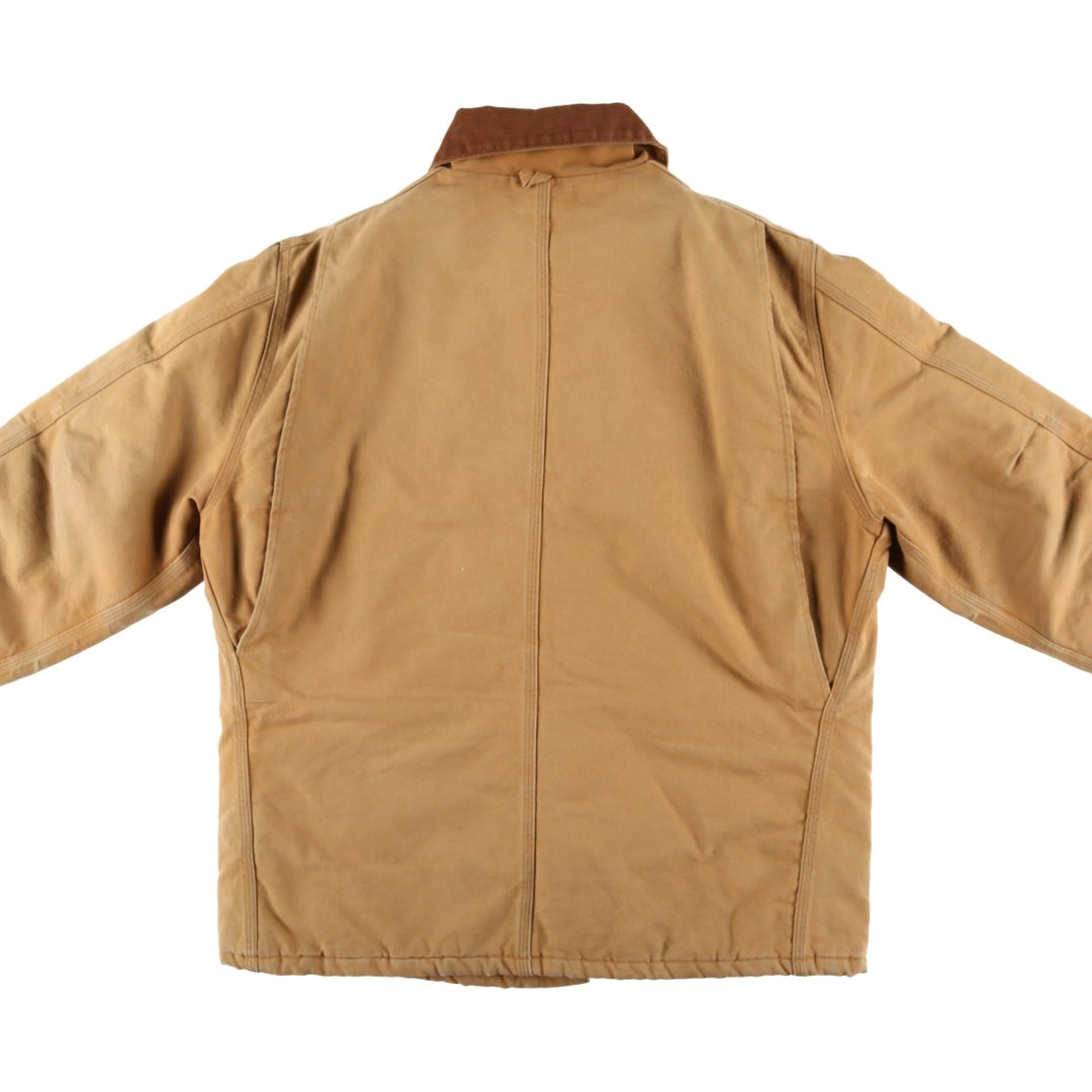 Carhartt Traditional Padded Duck Work Jacket, Men's Size XL unclear ocher yellow type Vintage Second Hand