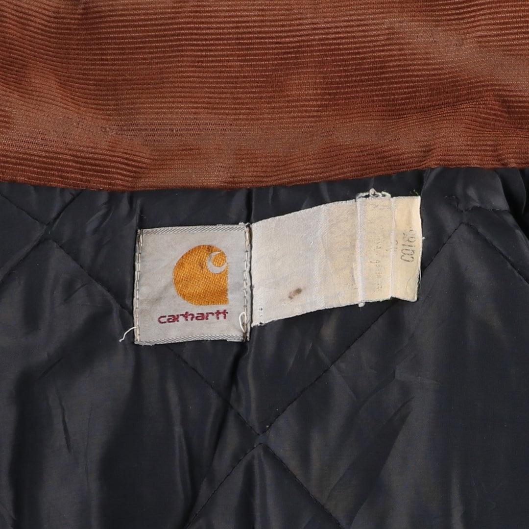Carhartt Traditional Padded Duck Work Jacket, Men's Size XL unclear ocher yellow type Vintage Second Hand