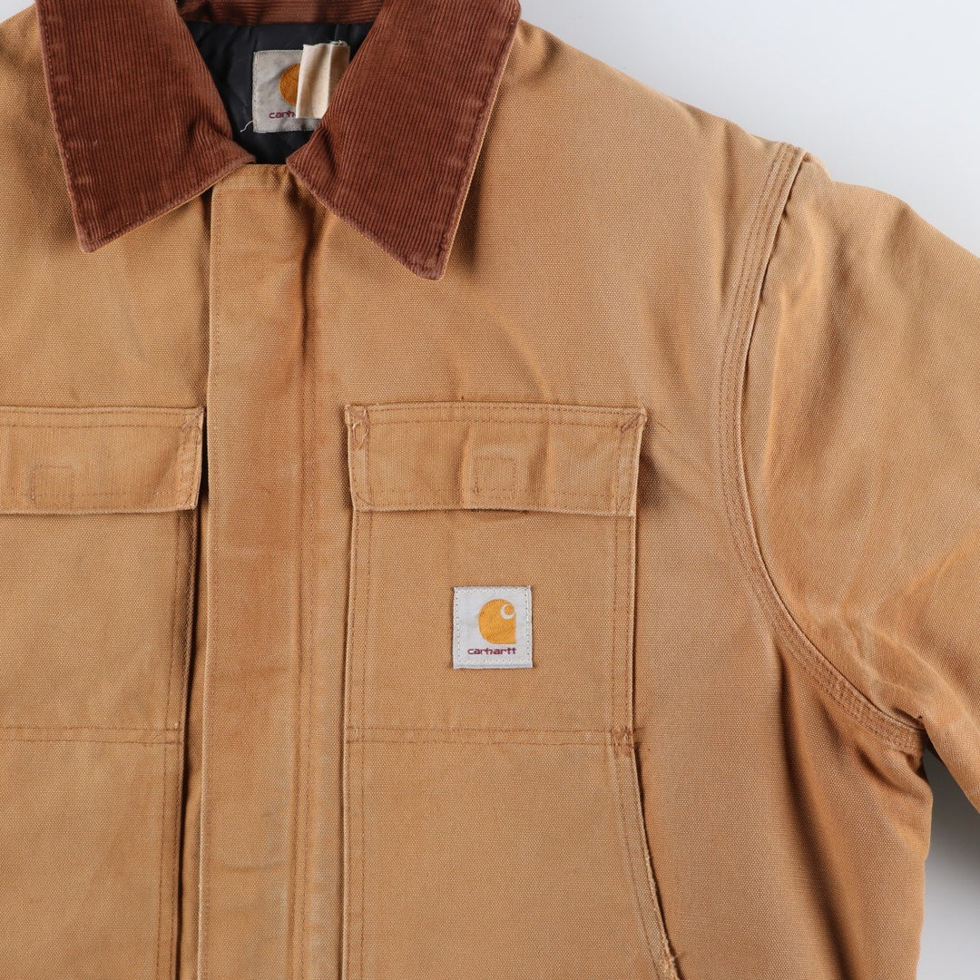 Carhartt Traditional Padded Duck Work Jacket, Men's Size XL unclear ocher yellow type Vintage Second Hand