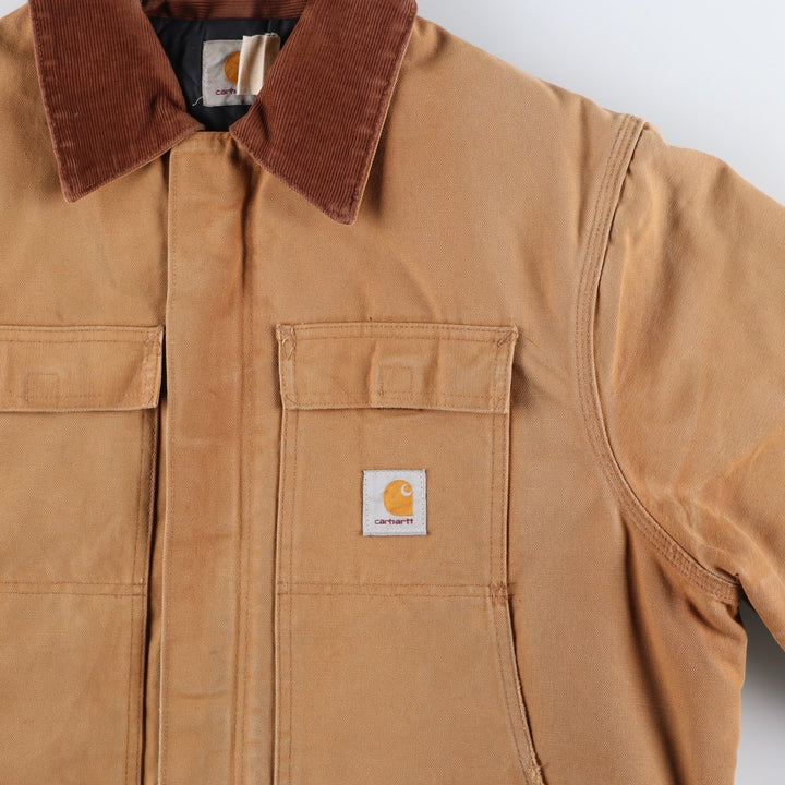 Carhartt Traditional Padded Duck Work Jacket, Men's Size XL unclear ocher yellow type Vintage Second Hand