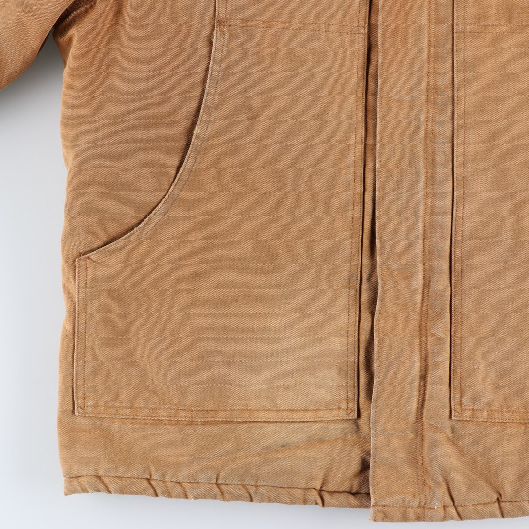 Carhartt Traditional Padded Duck Work Jacket, Men's Size XL unclear ocher yellow type Vintage Second Hand