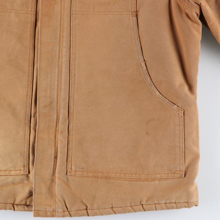 Carhartt Traditional Padded Duck Work Jacket, Men's Size XL unclear ocher yellow type Vintage Second Hand
