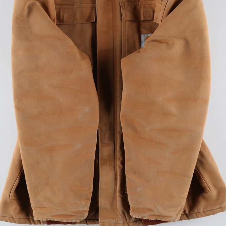 Carhartt Traditional Padded Duck Work Jacket, Men's Size XL unclear ocher yellow type Vintage Second Hand