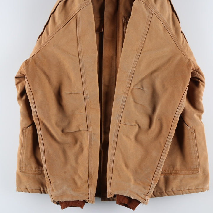 Carhartt Traditional Padded Duck Work Jacket, Men's Size XL unclear ocher yellow type Vintage Second Hand