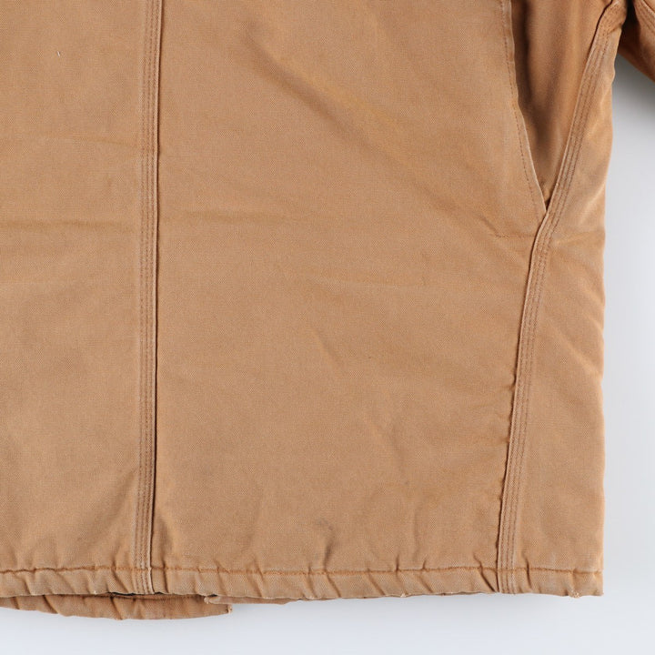 Carhartt Traditional Padded Duck Work Jacket, Men's Size XL unclear ocher yellow type Vintage Second Hand