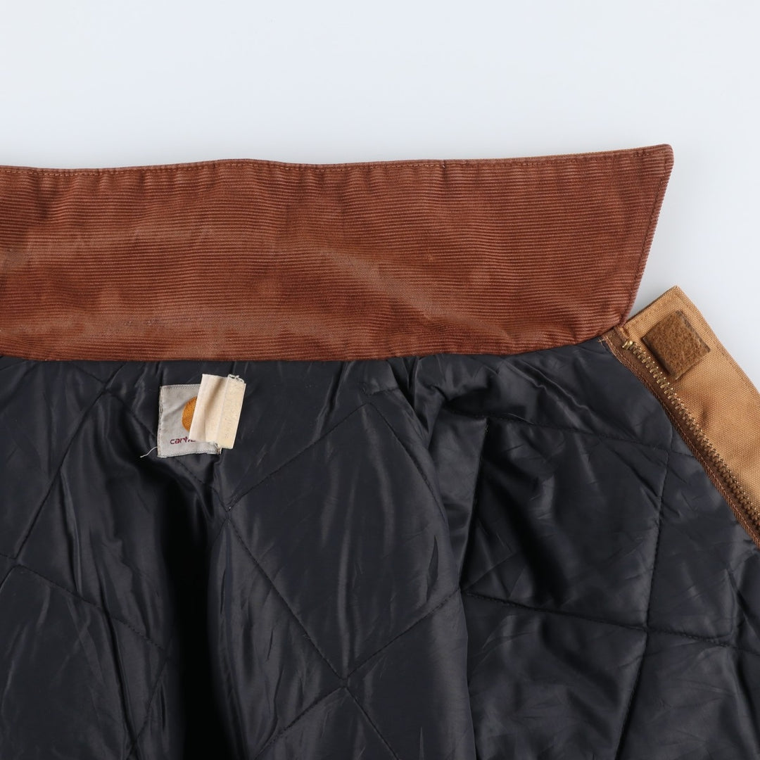 Carhartt Traditional Padded Duck Work Jacket, Men's Size XL unclear ocher yellow type Vintage Second Hand
