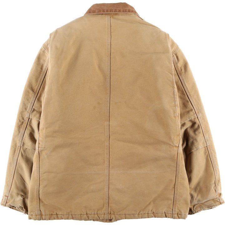 Carhartt Traditional Padded Duck Work Jacket, Made in USA, Men's Size L unclear ocher yellow type Vintage Second Hand