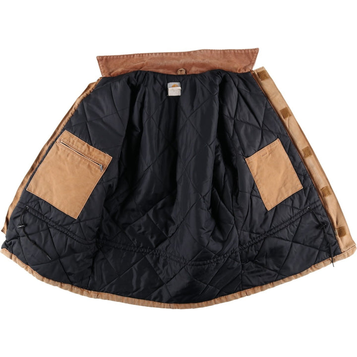 Carhartt Traditional Padded Duck Work Jacket, Made in USA, Men's Size L unclear ocher yellow type Vintage Second Hand