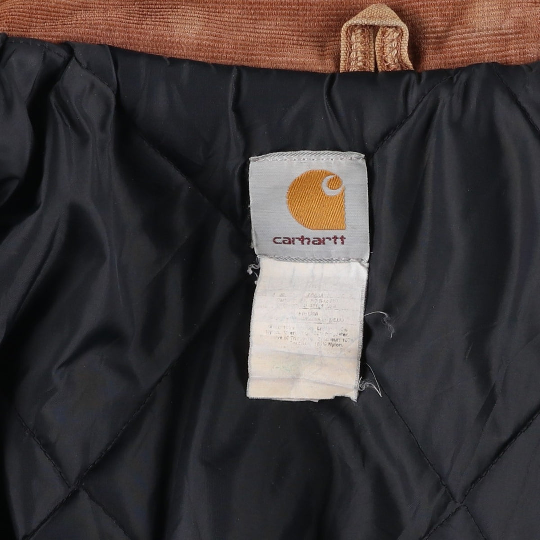 Carhartt Traditional Padded Duck Work Jacket, Made in USA, Men's Size L unclear ocher yellow type Vintage Second Hand