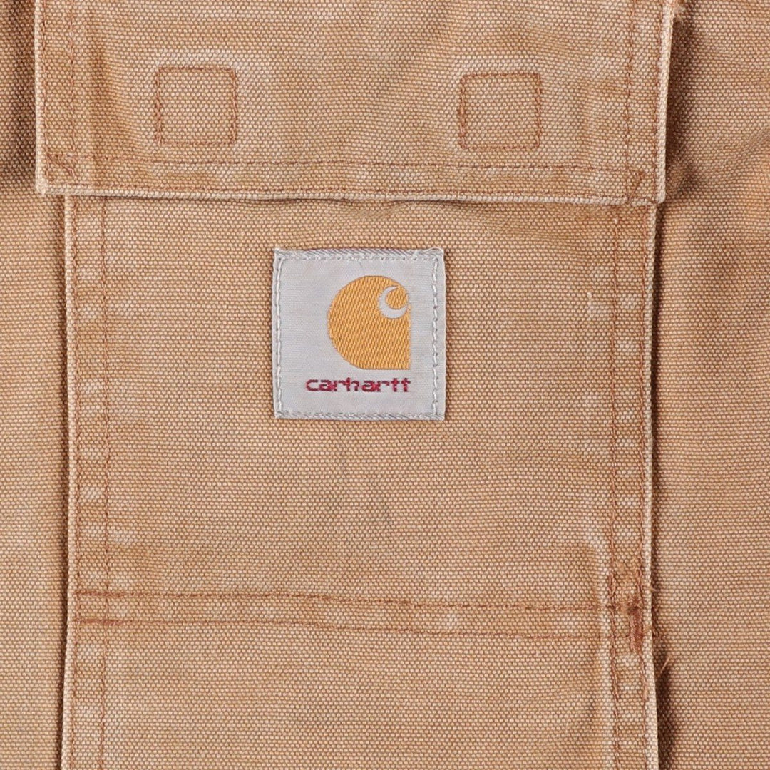 Carhartt Traditional Padded Duck Work Jacket, Made in USA, Men's Size L unclear ocher yellow type Vintage Second Hand