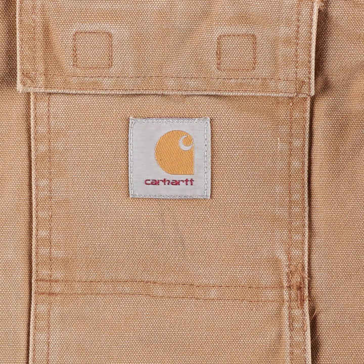 Carhartt Traditional Padded Duck Work Jacket, Made in USA, Men's Size L unclear ocher yellow type Vintage Second Hand
