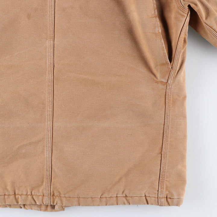 Carhartt Traditional Padded Duck Work Jacket, Made in USA, Men's Size L unclear ocher yellow type Vintage Second Hand