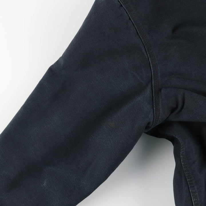 Carhartt Active Jacket, Padded Duck Full-Zip Hoodie, Made in USA, Men's XXL cotton black type Vintage Second Hand