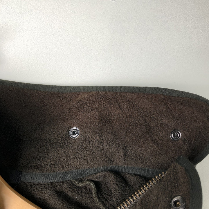 2000s~ Barbour Polarquilted Jacket, Long, Quilted Puffer Jacket, Men's Size M Nylon Khaki type Vintage Second Hand